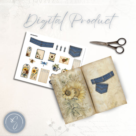 Sunshine Denim Ephemera