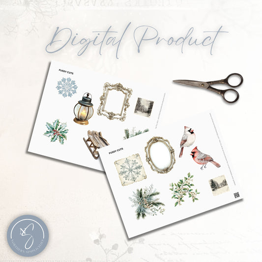 Frosted Elegance Fussy Cuts