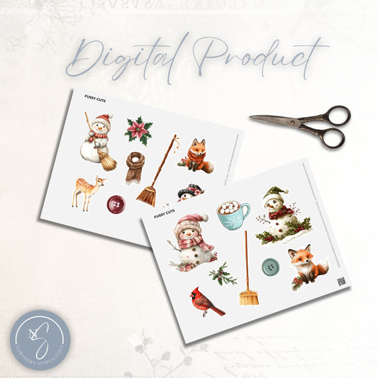 Frosty Friends Fussy Cuts