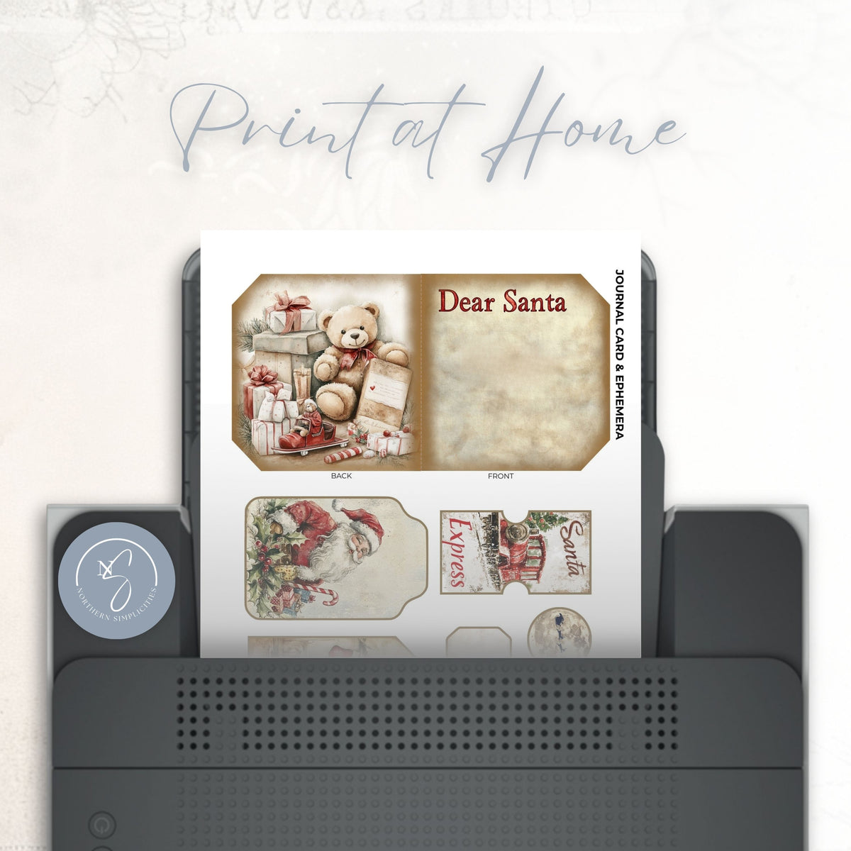 Dear Santa Photo Pocket