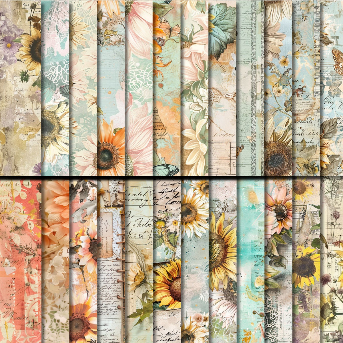 Sunflower Bliss Seamless Papers