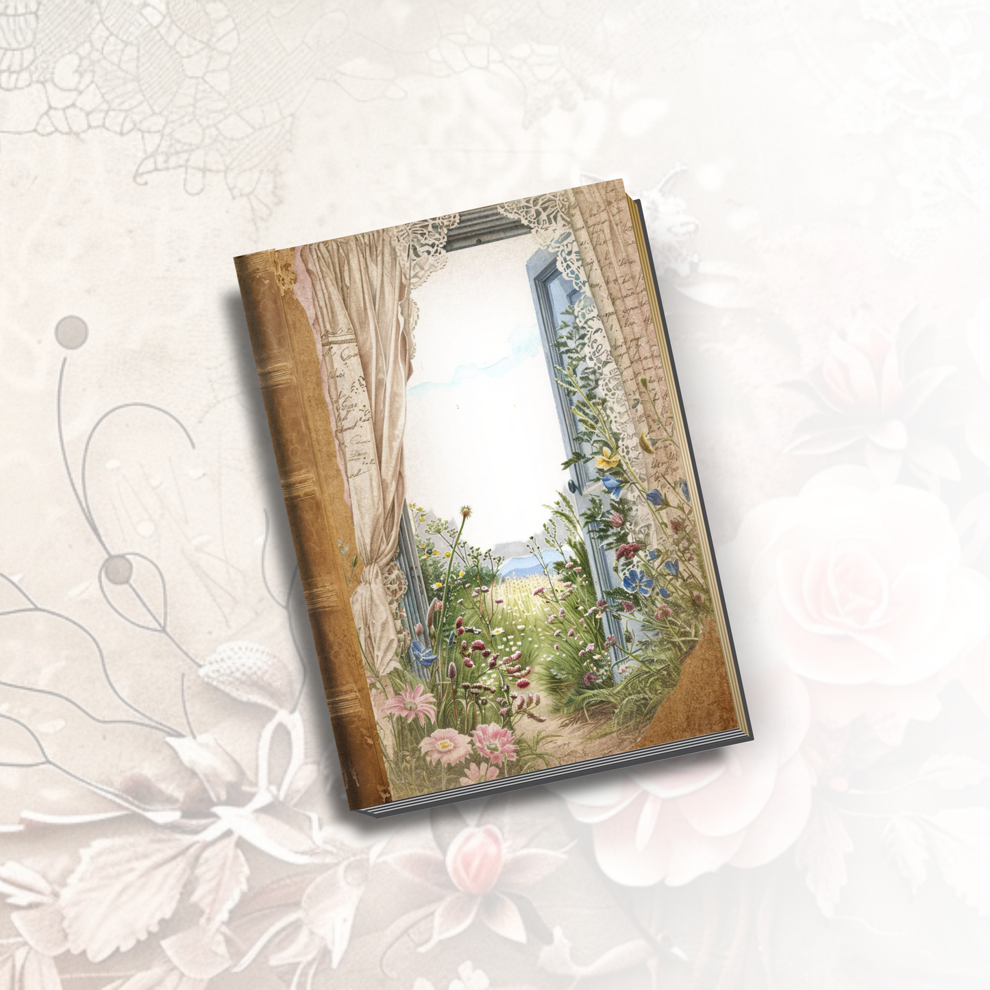 Watercolor Wildflower Journal Cover