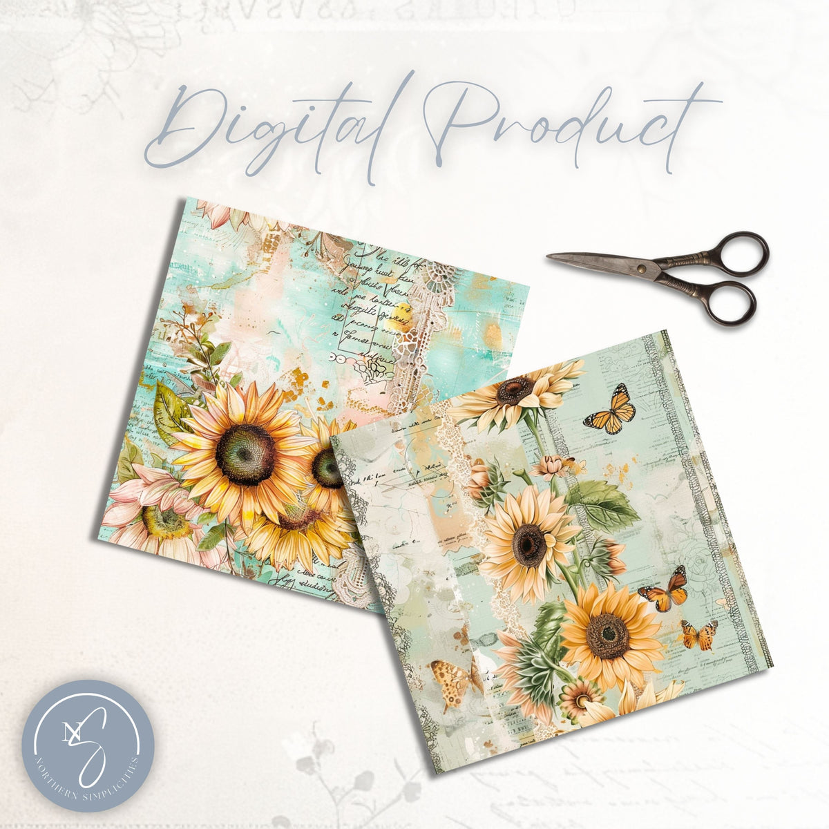 Sunflower Bliss Seamless Papers