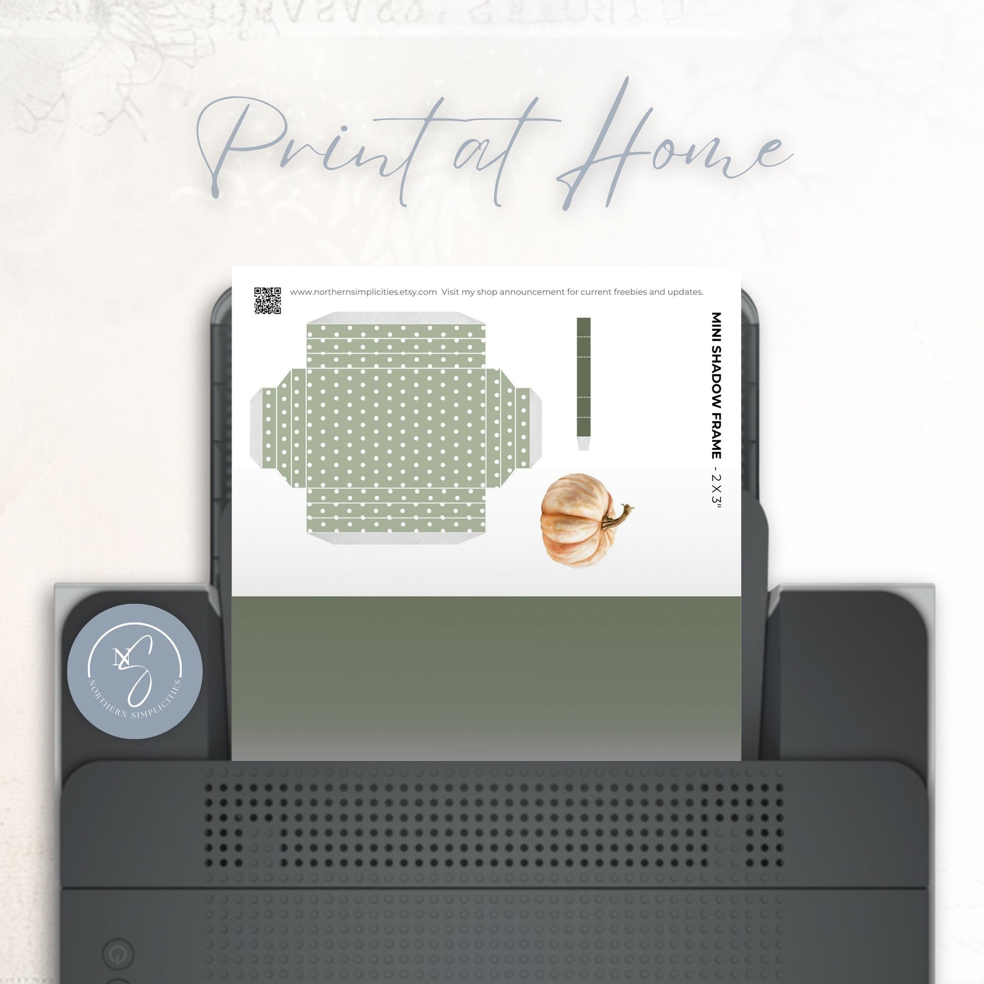Cozy Comforts Mini Shadow Frame