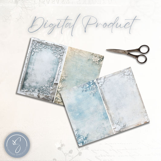 Frosted Elegance Journal Papers