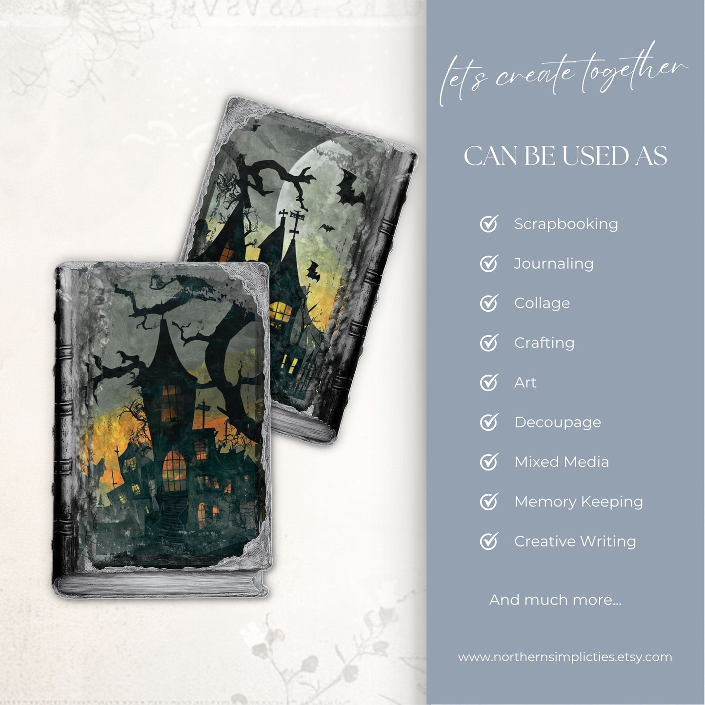 Spooky Reflections Junk Journal Cover