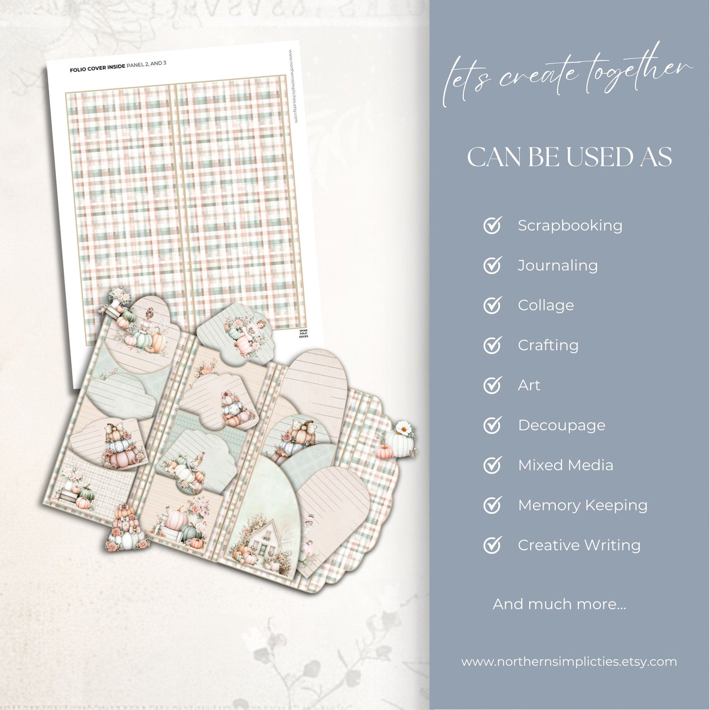 Autumn Whispers Tall Folio Kit