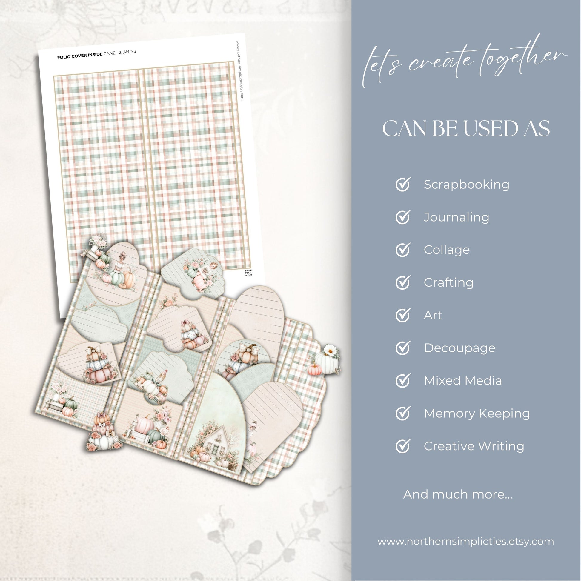 Autumn Whispers Tall Folio Kit