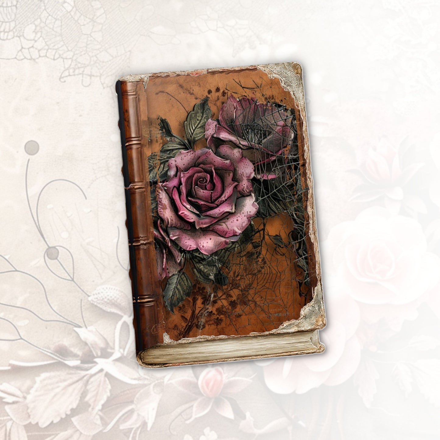 Haunted Blooms Junk Journal Cover