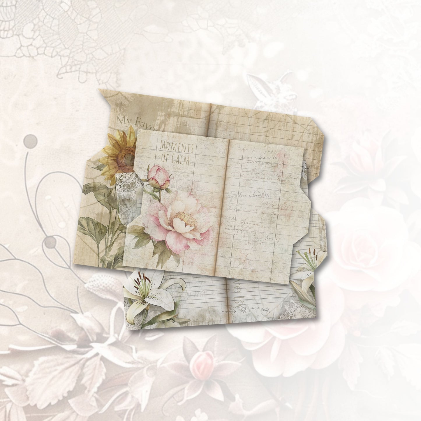 Gratitude Memoirs Journal Folders