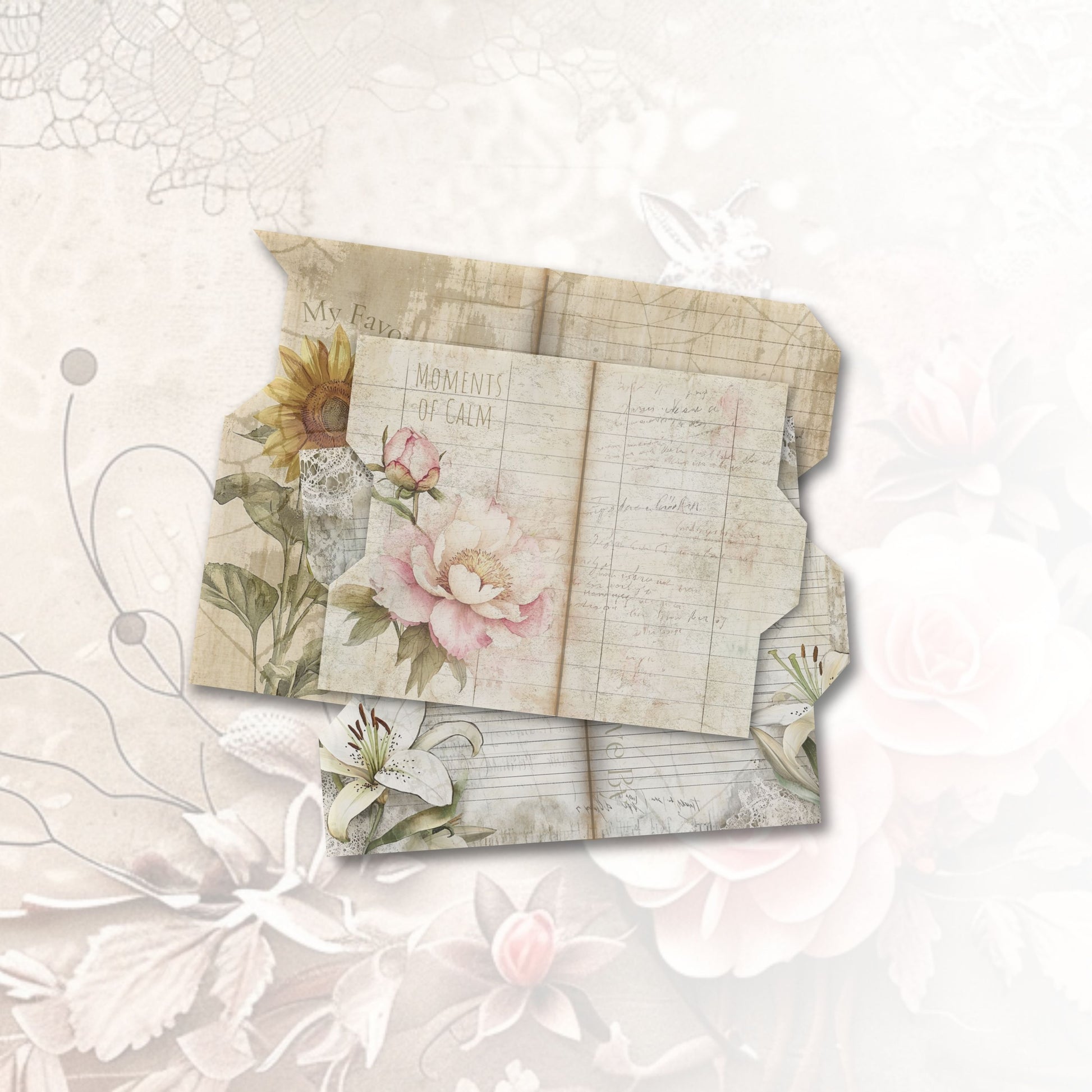Gratitude Memoirs Journal Folders