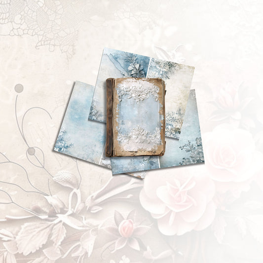 Frosted Elegance Journal Papers