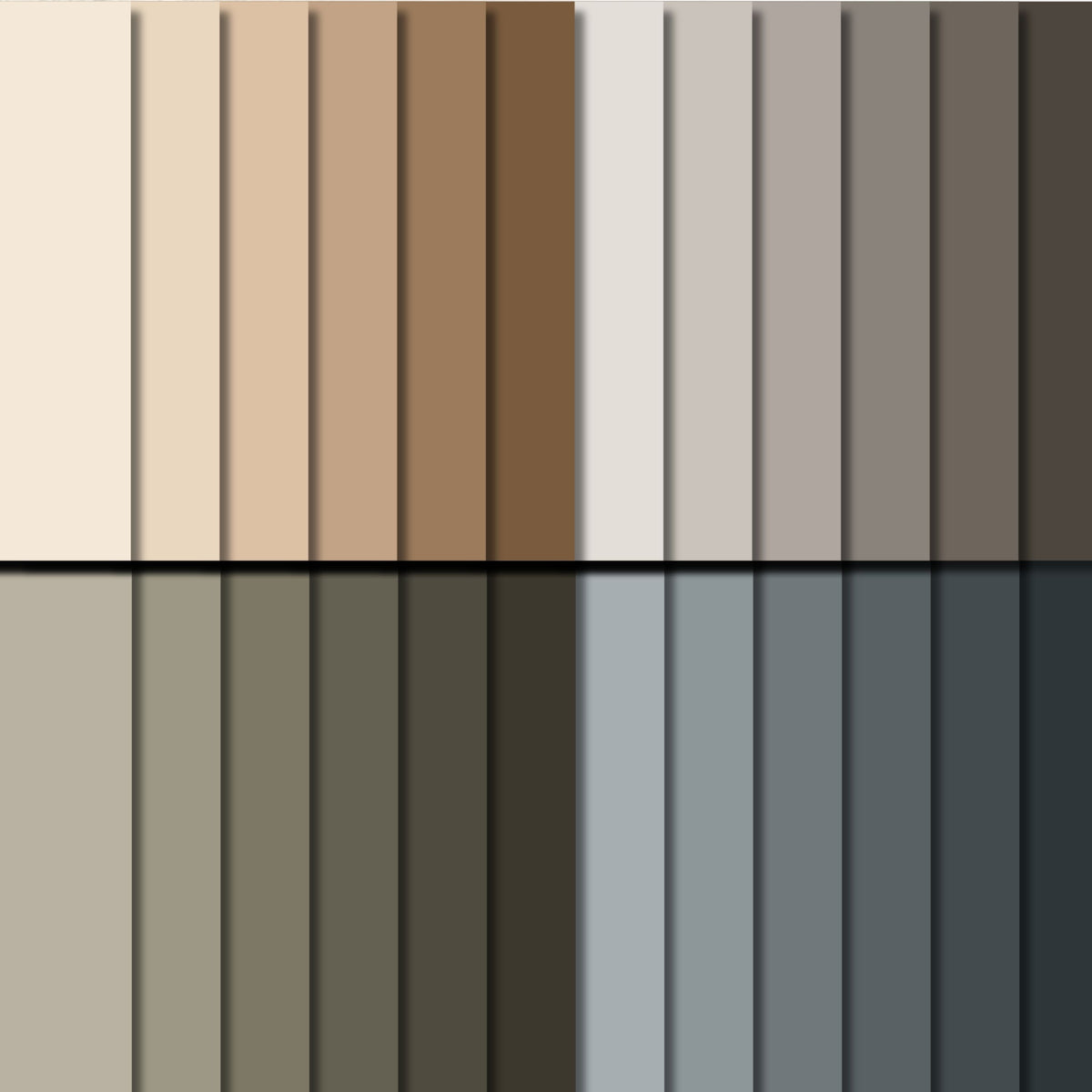 Vintage Hues Seamless Papers