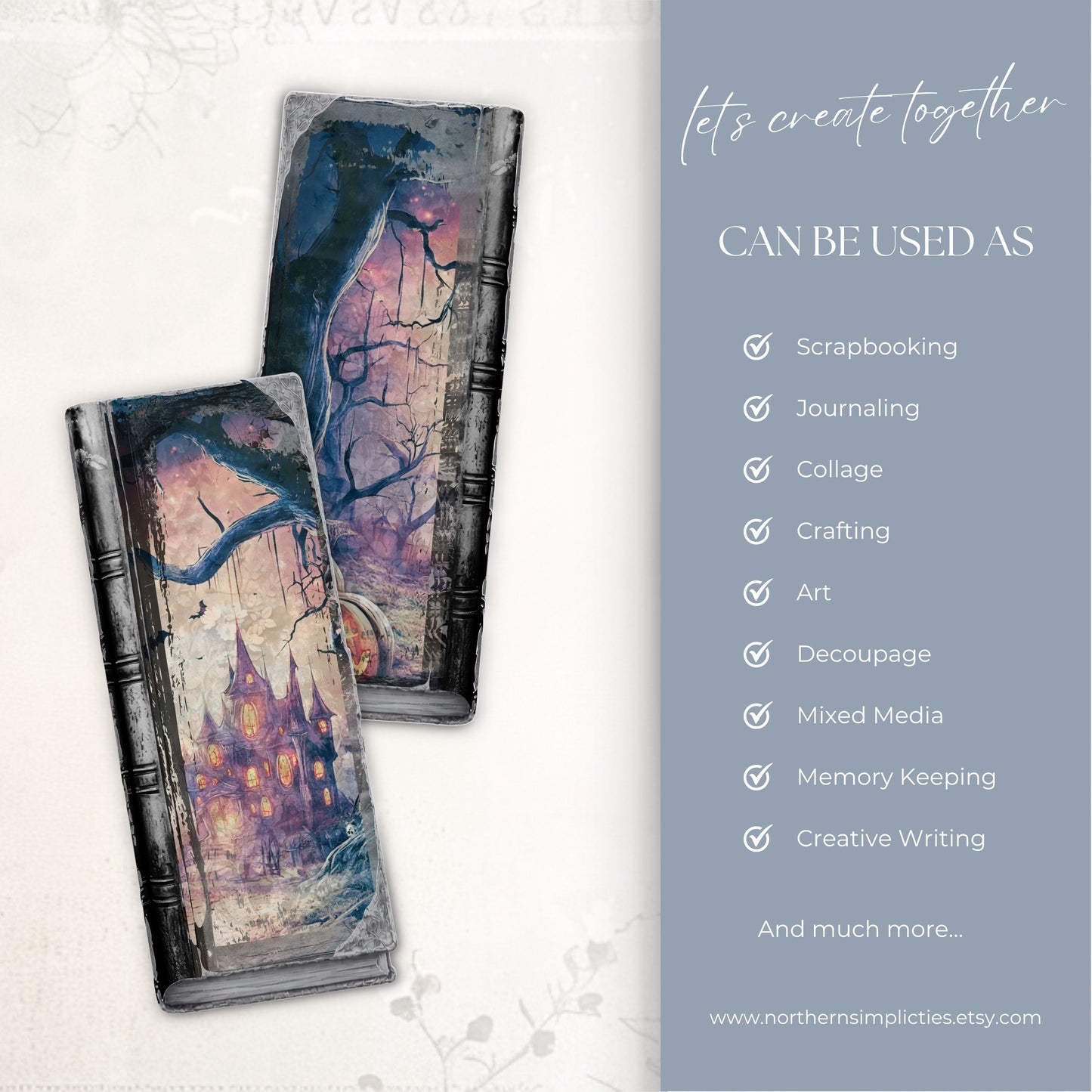 Spooky Reflections Tall Journal Cover