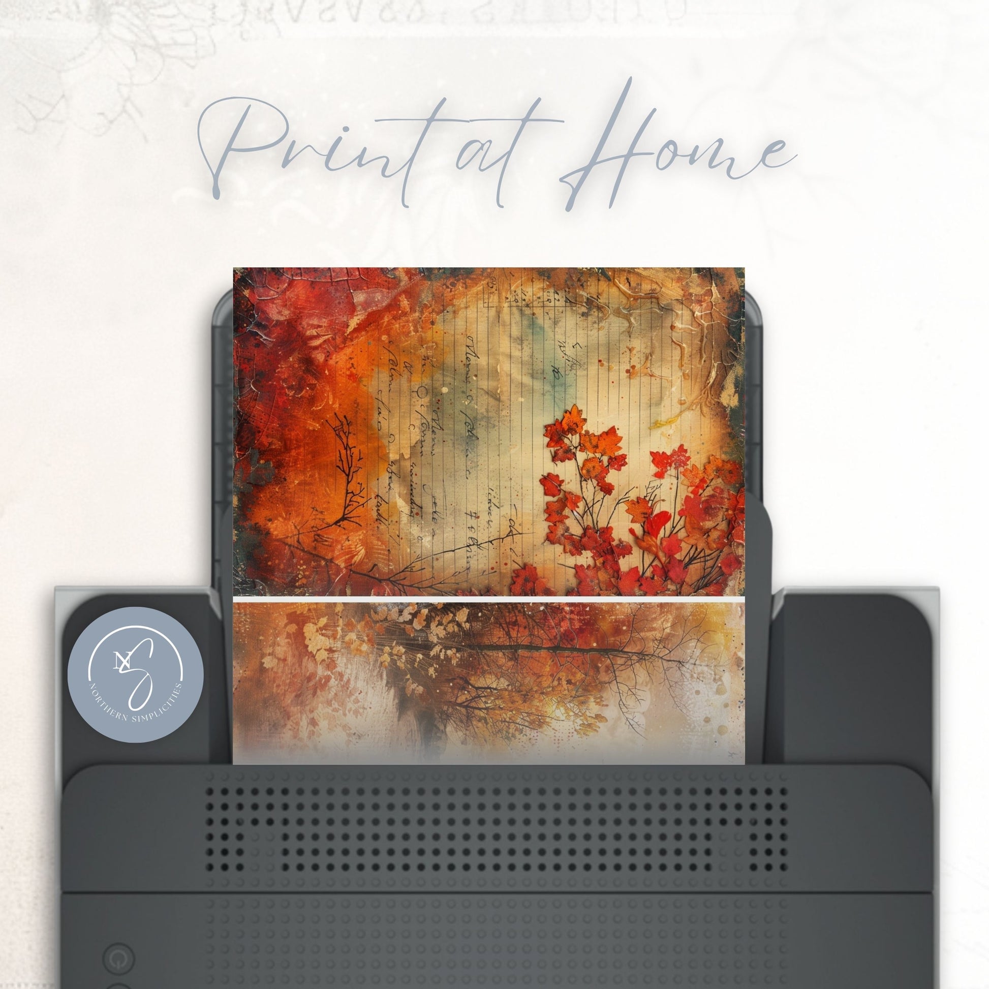 Autumn Whimsy Journal Papers