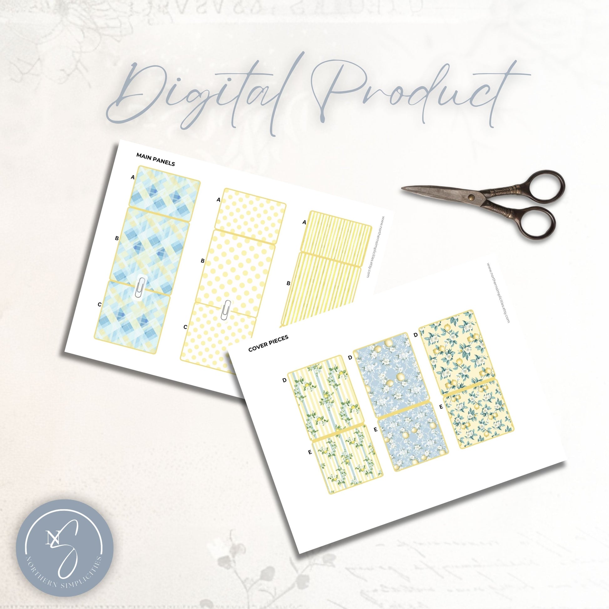 Citrus Charm Hidden Paperclips