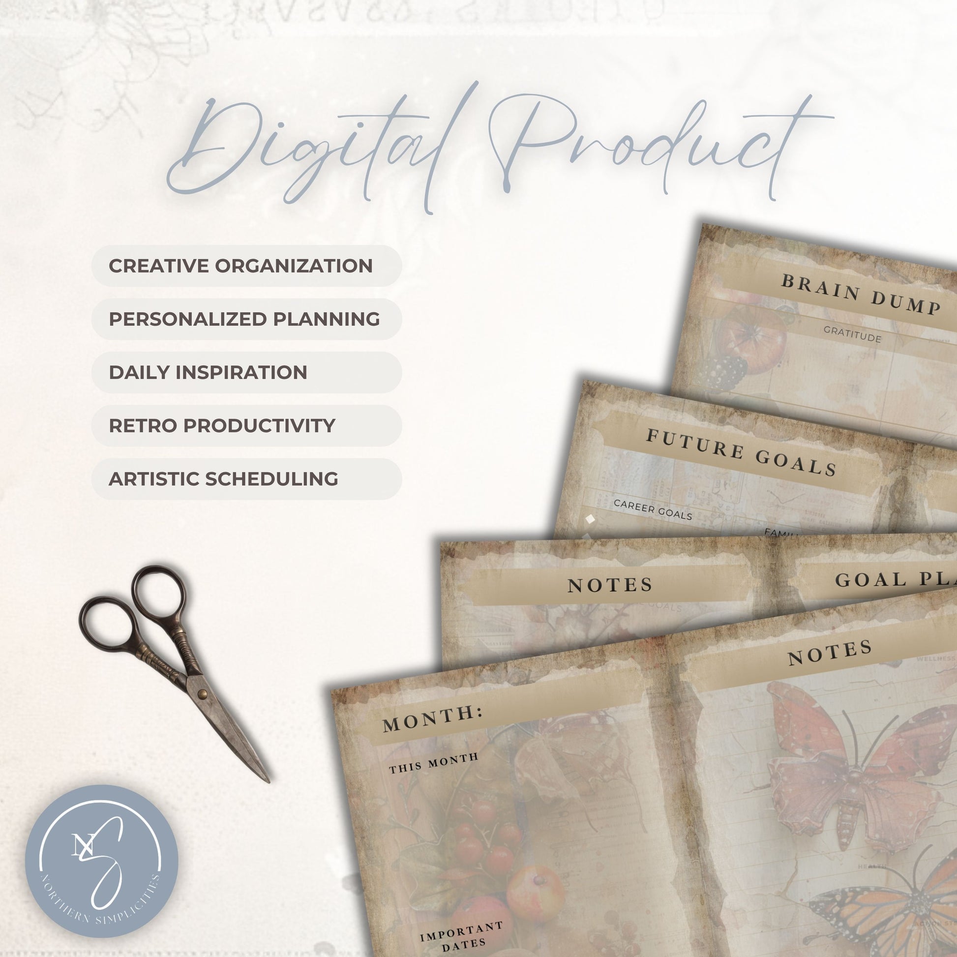 Enchanted Woodland Junk Planner