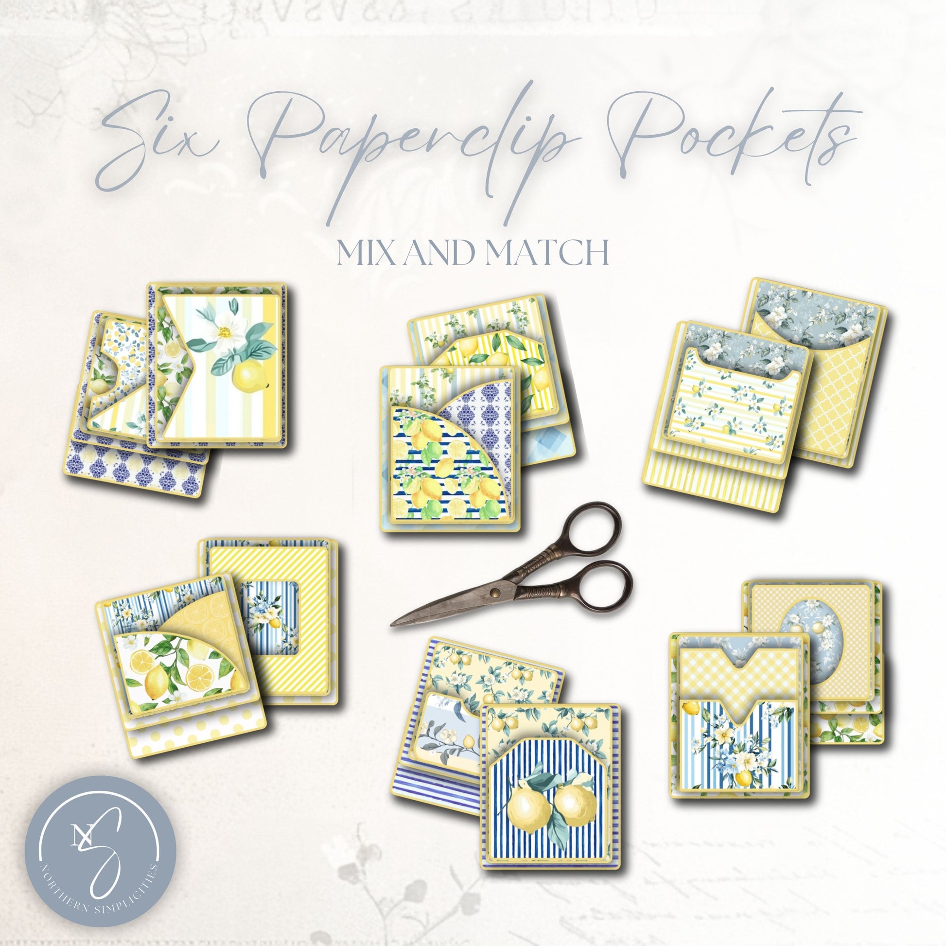 Citrus Charm Hidden Paperclips