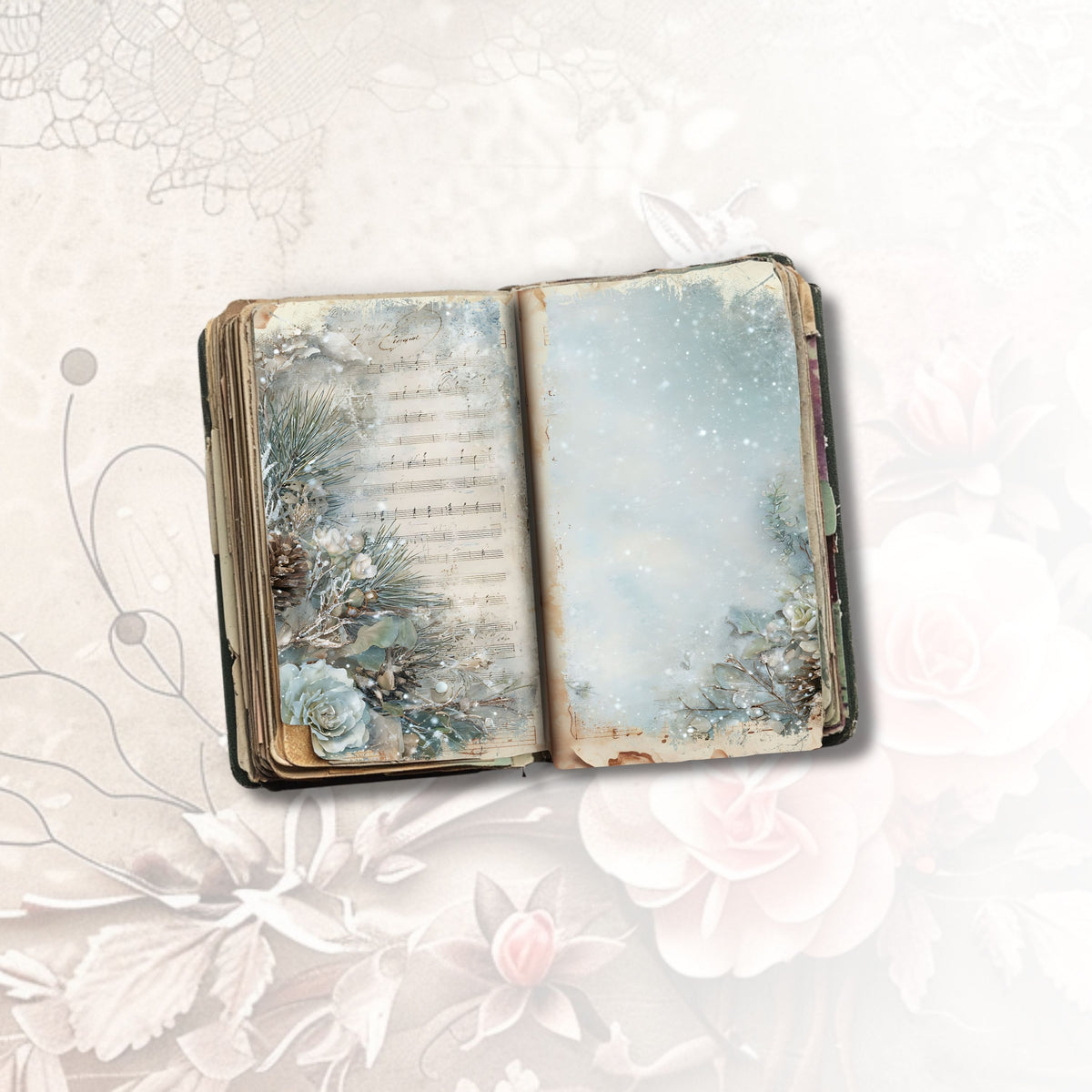 Winter Melodies Journal Pages
