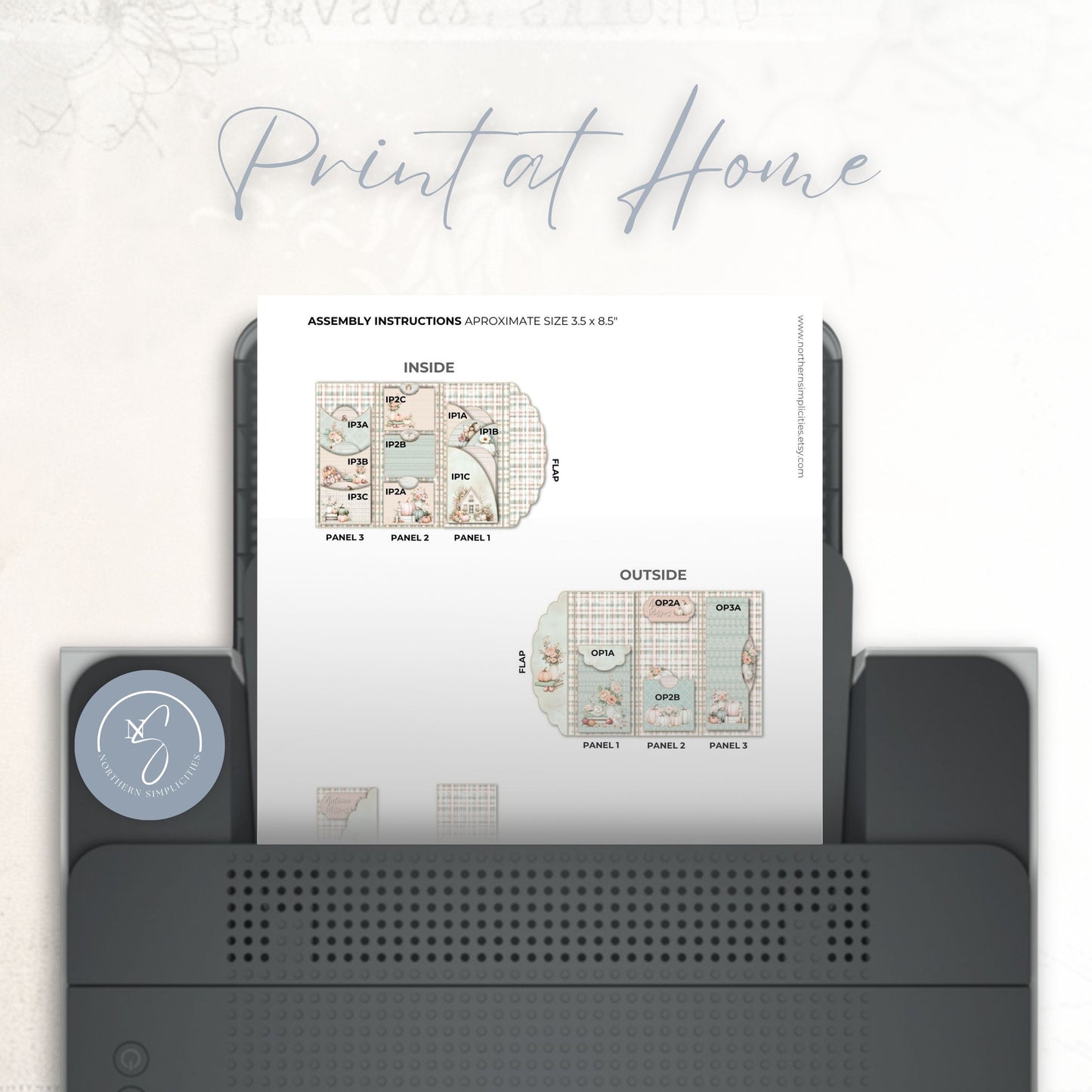 Autumn Whispers Tall Folio Kit