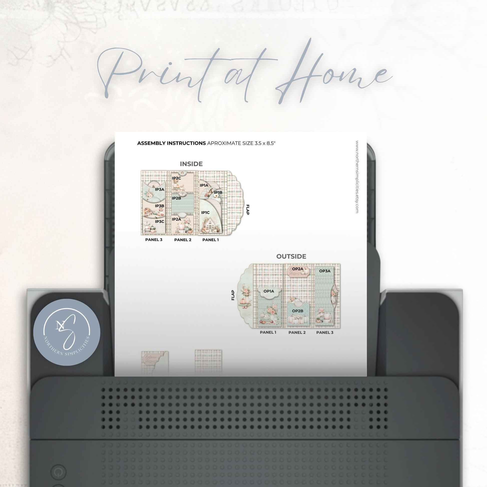 Autumn Whispers Tall Folio Kit