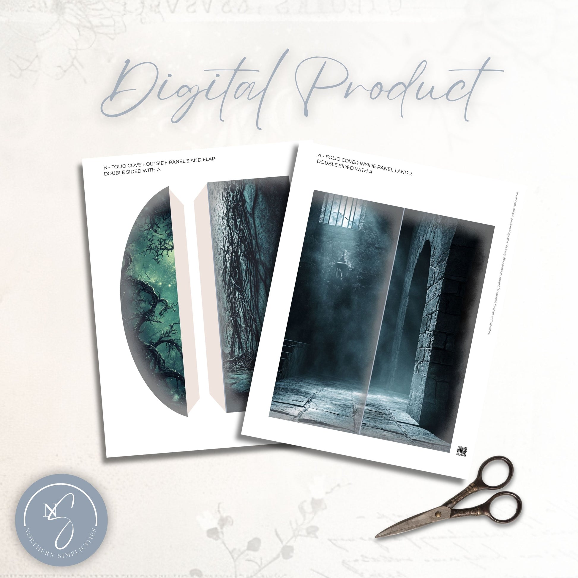 Gothic Fae Tall Folio