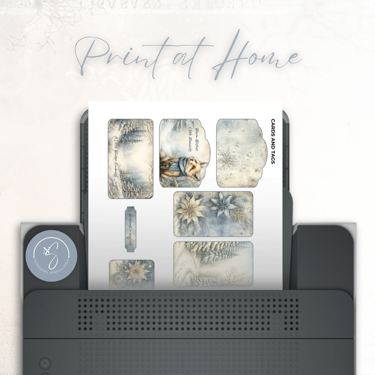 Winter Tails Pop-Up Folio Kit