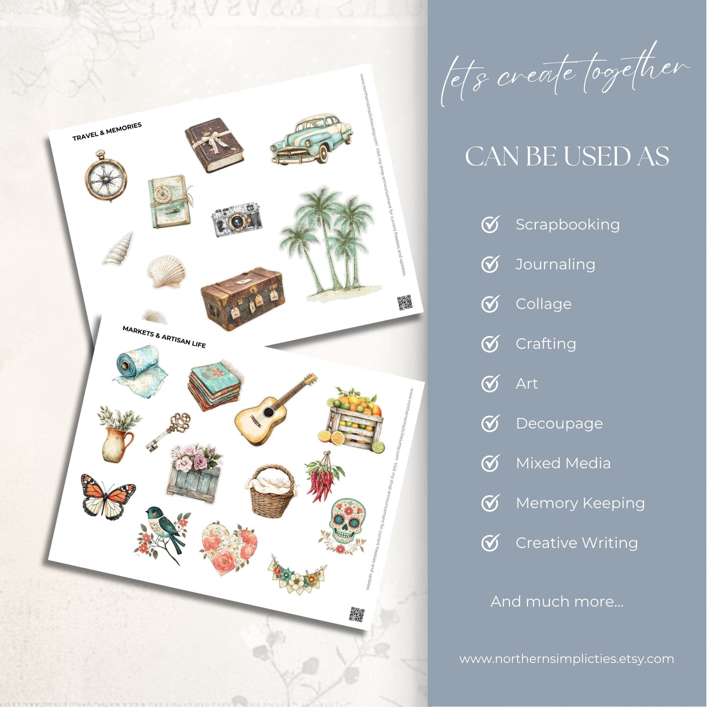 Casa de Recuerdos Fussy Cuts