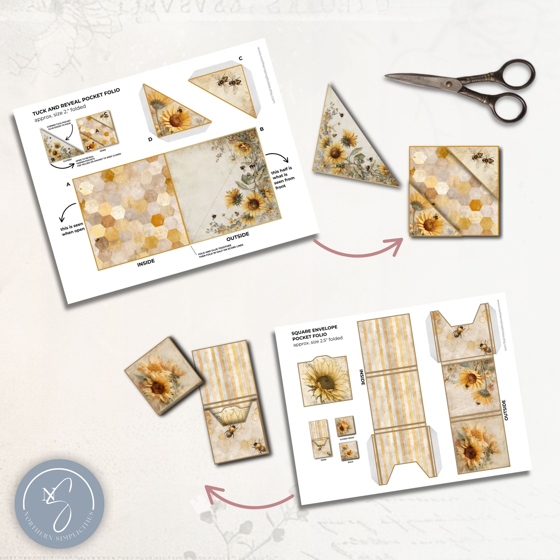 Honey Garden Pocket Folio