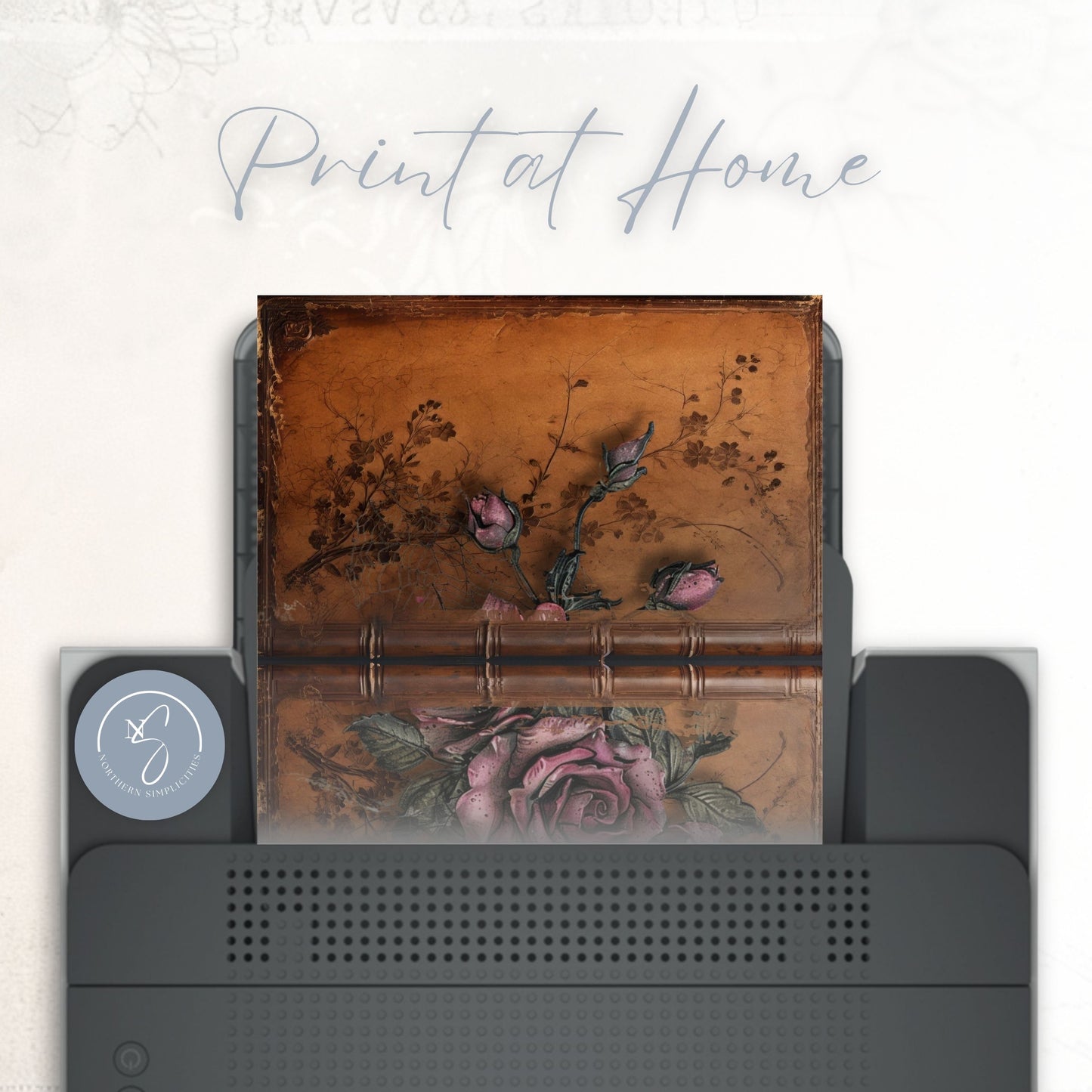 Haunted Blooms Junk Journal Cover