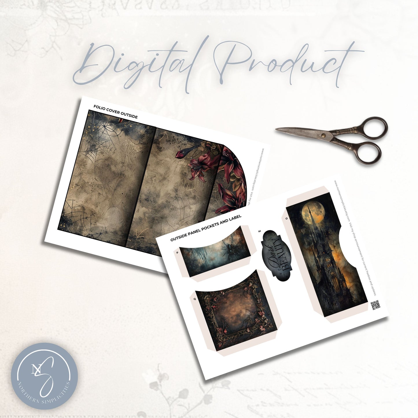 Haunted Blooms Folio Kit