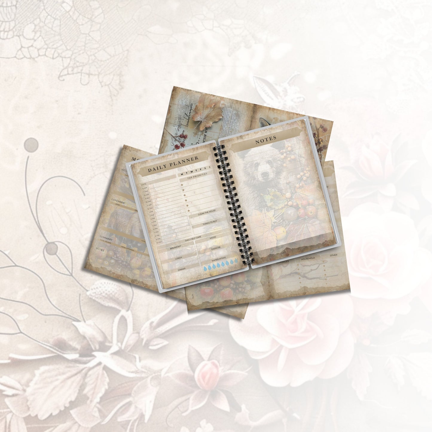 Enchanted Woodland Junk Planner