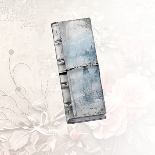 Frosted Elegance Tall Journal Cover