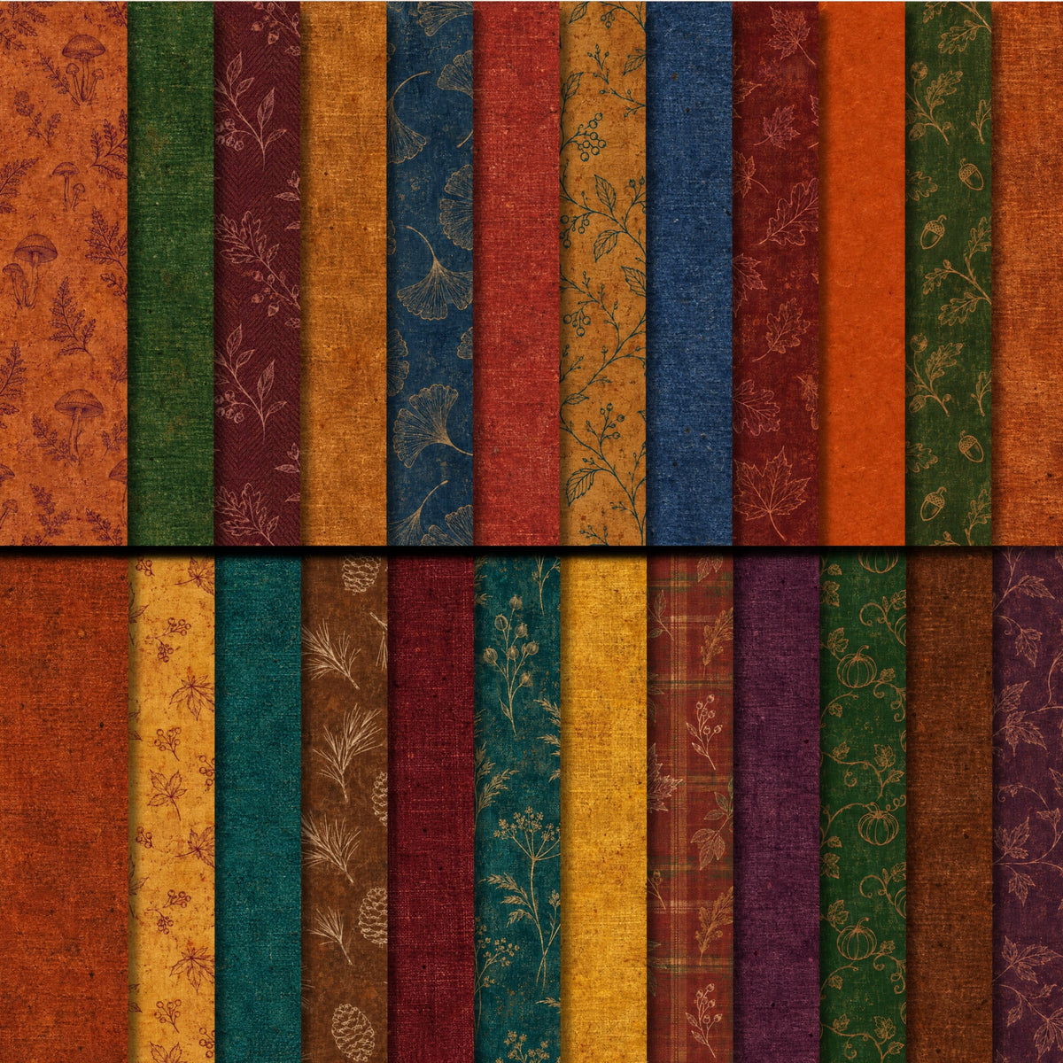 Autumn Threads Seamless Papers