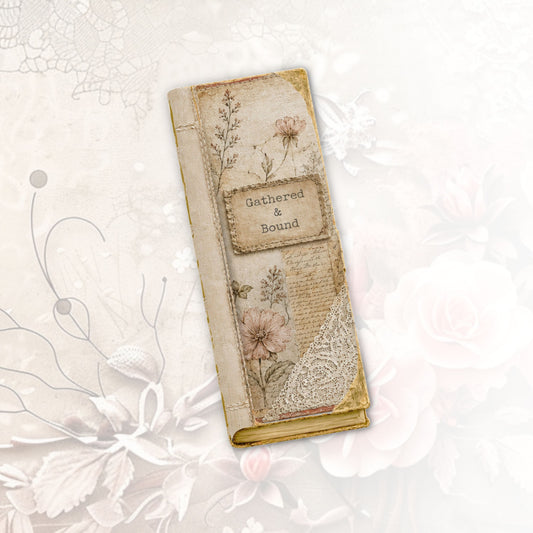 Gathered and Bound Tall Journal Cover