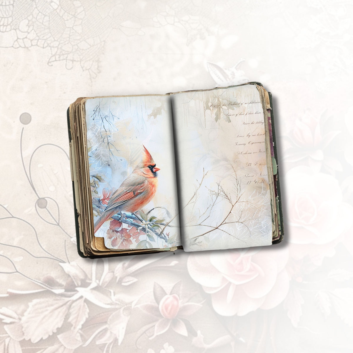 Cardinal Whispers Journal Pages