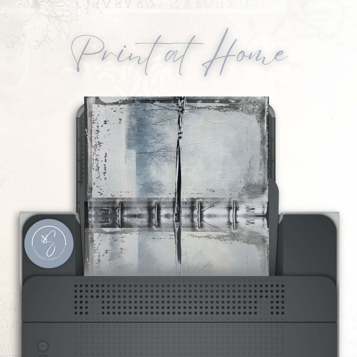 Frosted Elegance Journal Cover