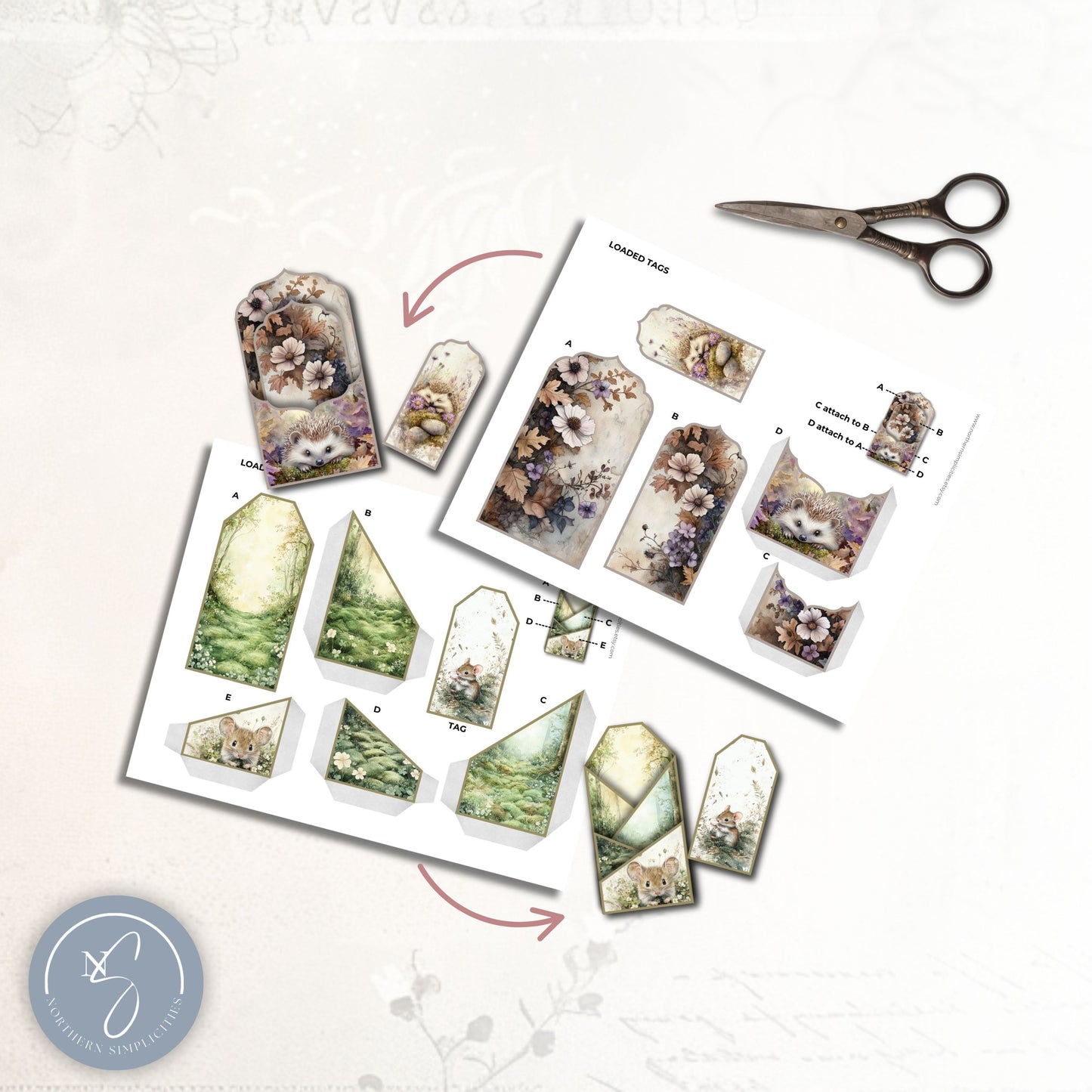 Wandering Meadow Loaded Tags