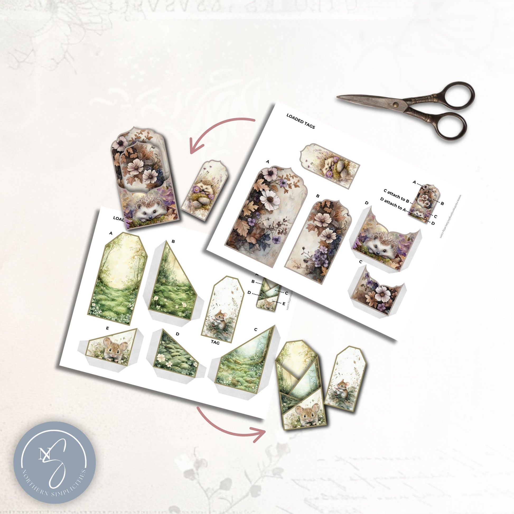Wandering Meadow Loaded Tags
