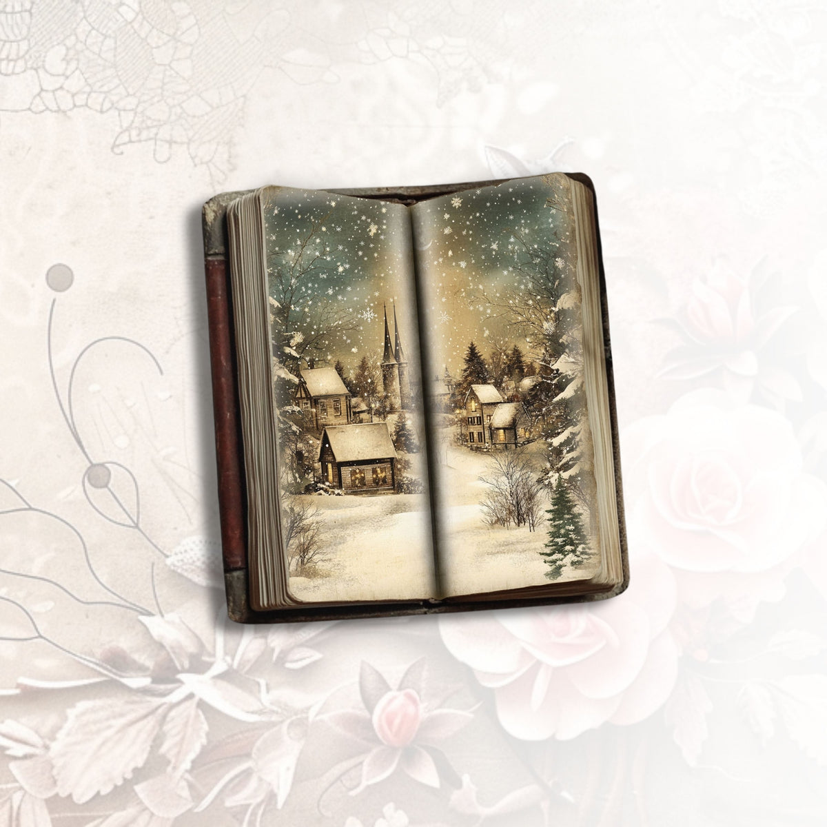 Classic Christmas Tall Journal Pages