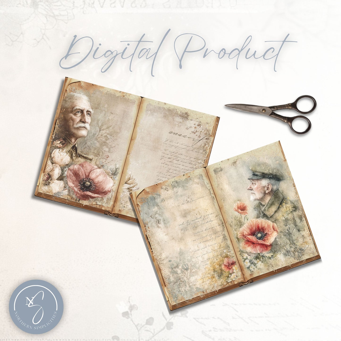 Silent Valor Junk Journal Pages