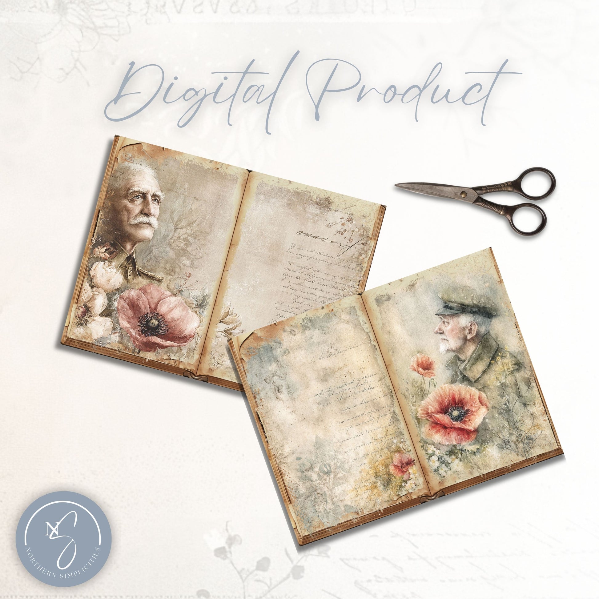 Silent Valor Junk Journal Pages