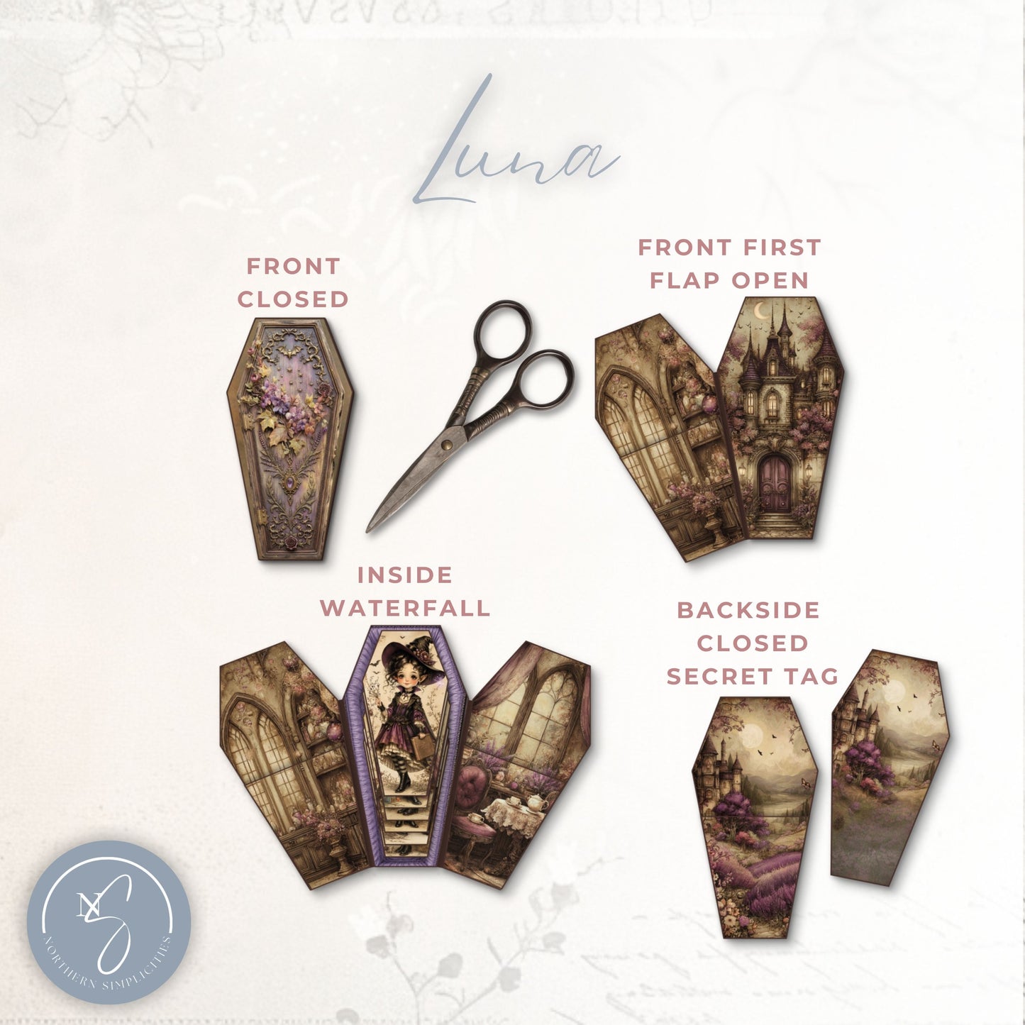 Midnight Manor Collection Waterfall Hidden Paperclip Bundle