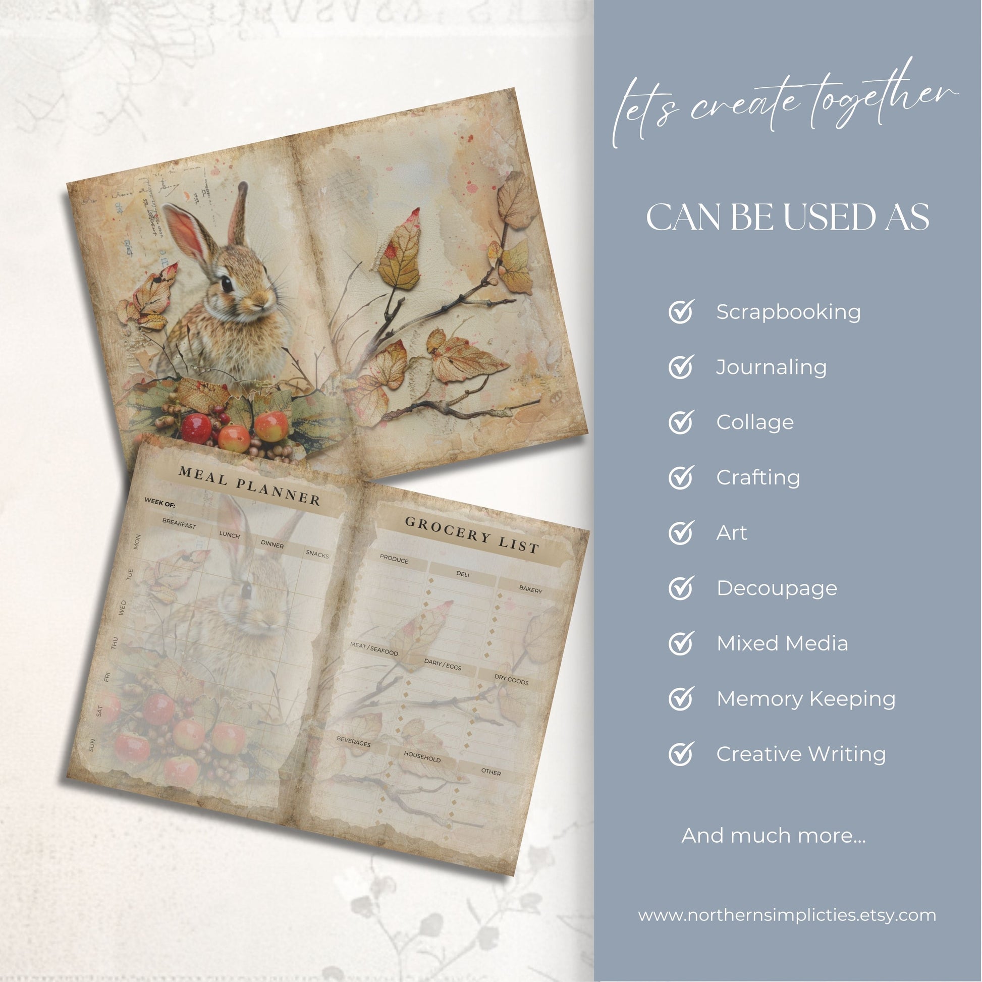 Enchanted Woodland Junk Planner