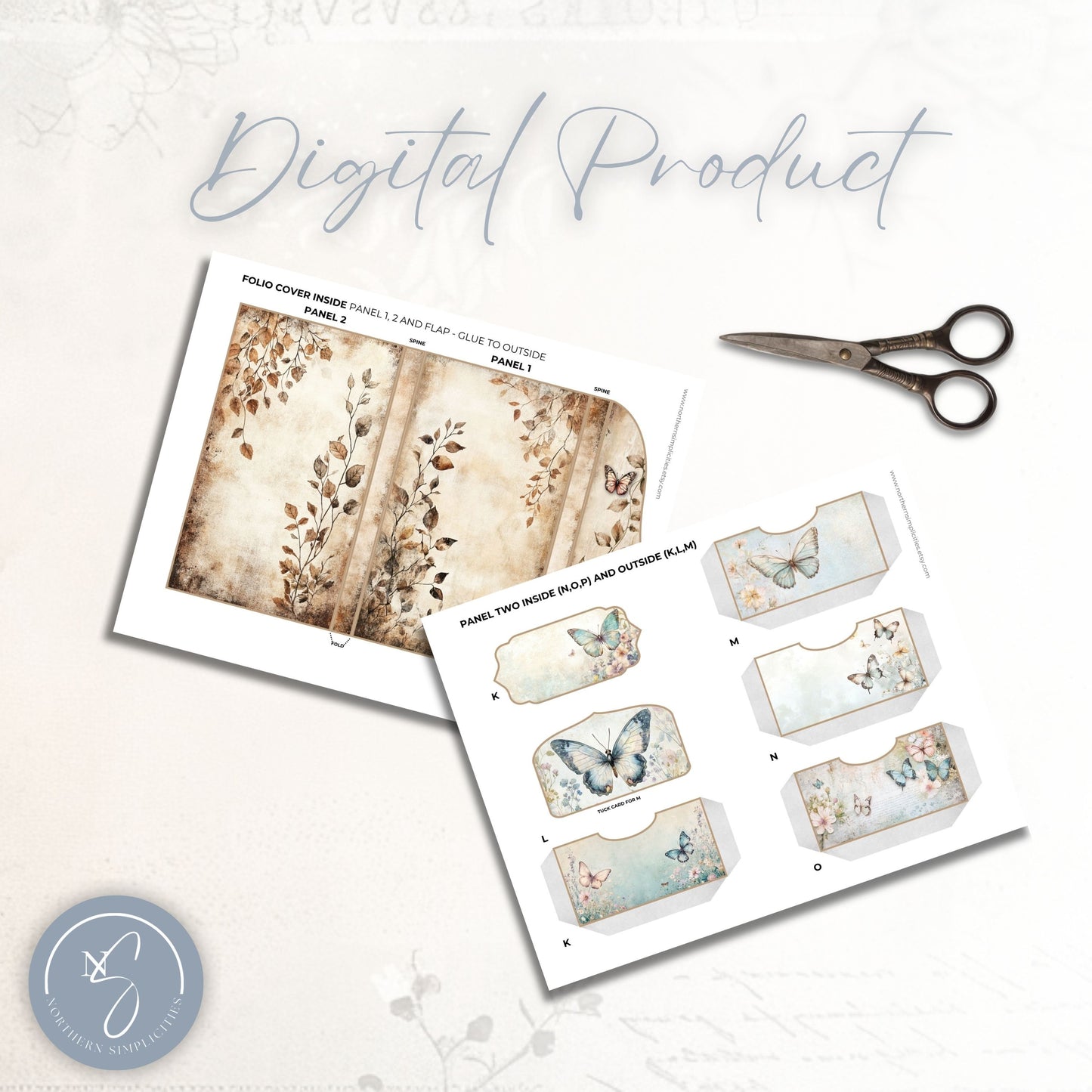 Nature’s Song Junk Journal Folio Kit