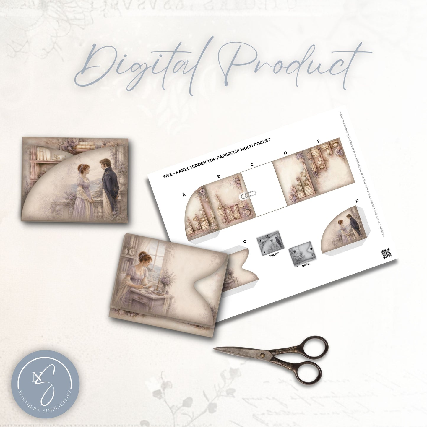 Regency Persuasion Hidden Paperclip Ephemera