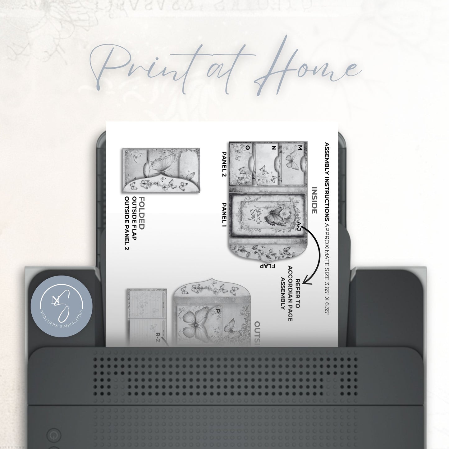 Nature’s Song Junk Journal Folio Kit