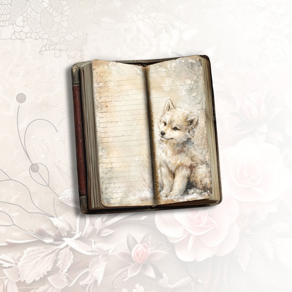 Arctic Kiss Tall Journal Pages