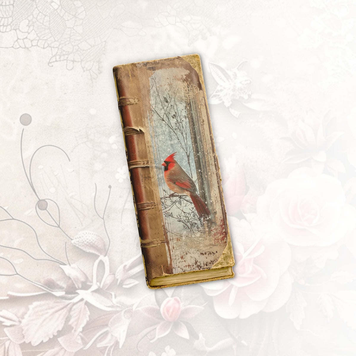 Cardinal Whispers Tall Journal Cover