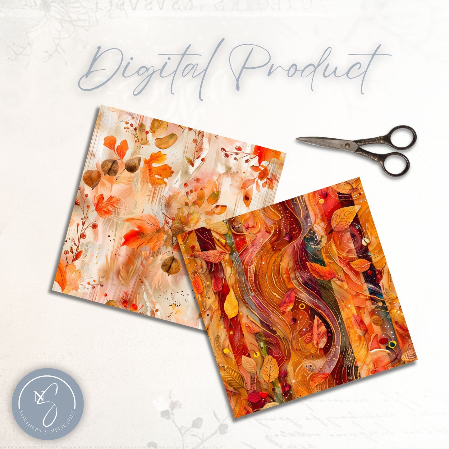 Autumn Whimsy Seamless Papers